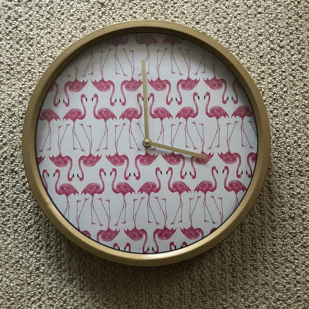 Flamingo Clock